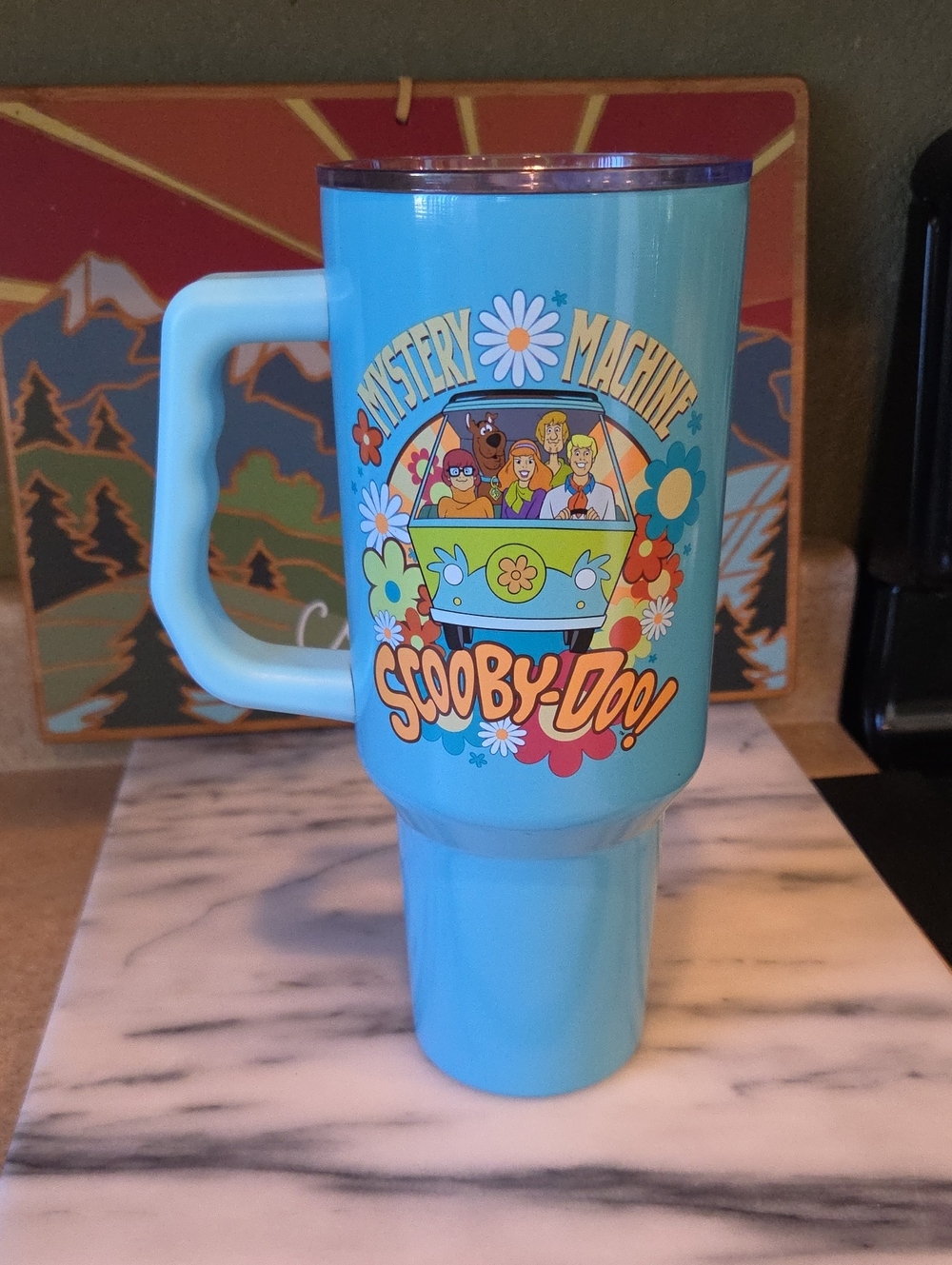 Scooby Doo Mystery Machine Turquoise Travel Mug